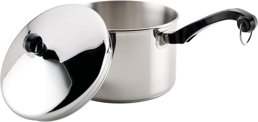 Chefilla 3 Quart Stainless Steel Sauce Pan with Lid