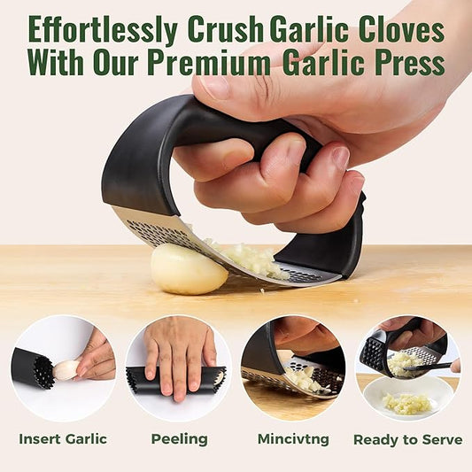 Chefilla Garlic Press Rocker – Stainless Steel Crusher