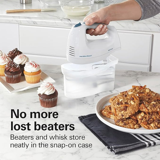 Chefilla 6-Speed Electric Hand Mixer with Whisk & Beaters