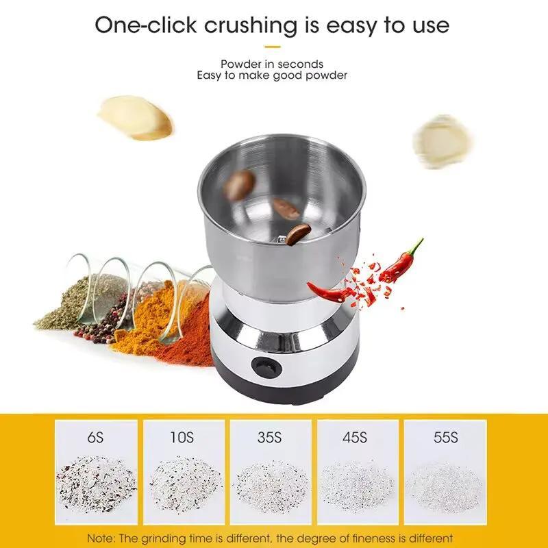 Chefilla Portable Electric Spice Grinder – Rechargeable Stainless Steel