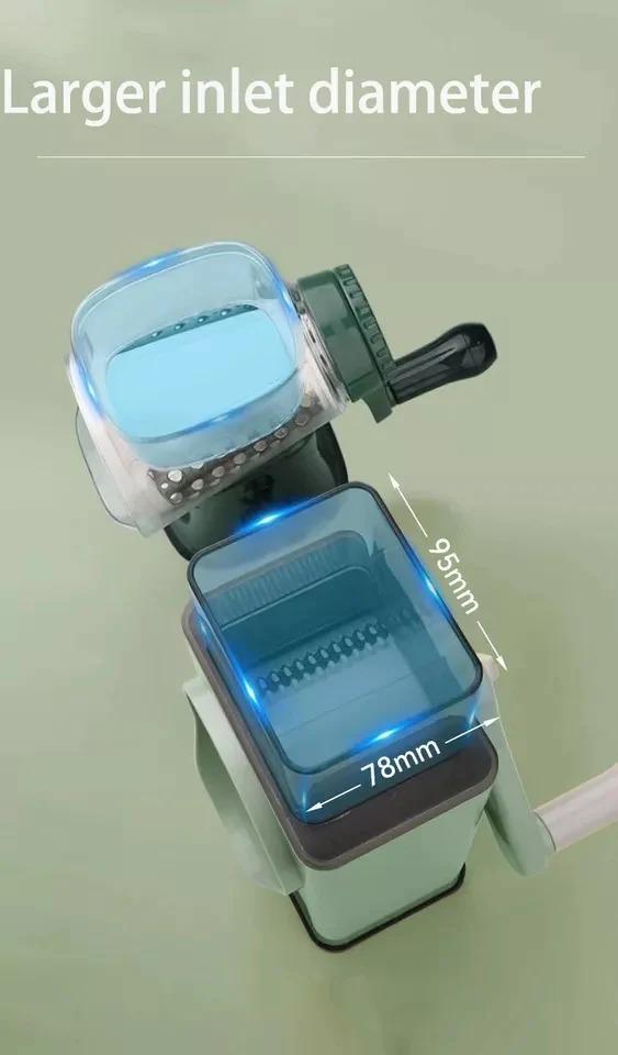 Chefilla 5-in-1 Vegetable & Fruit Cutter – Manual Chopper with Steel Blades