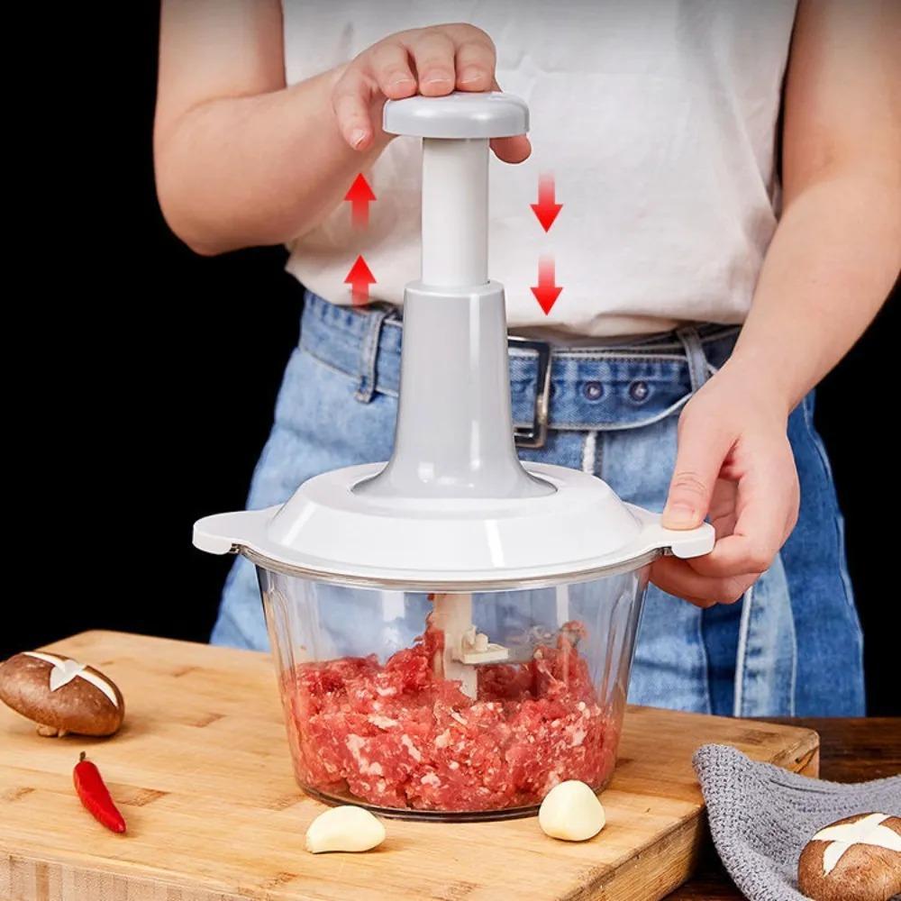 Push Food Chopper – Easy Manual Vegetable Cutter