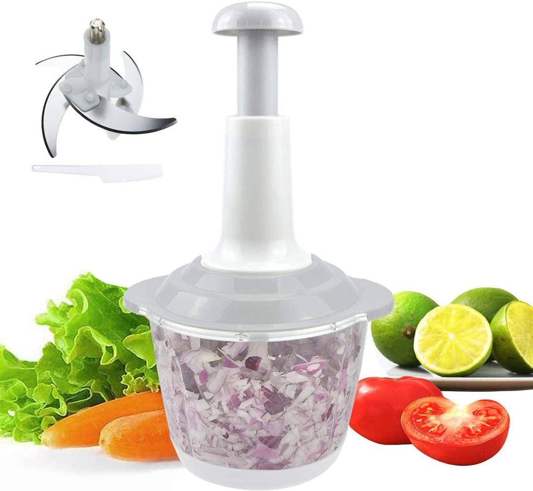 Push Food Chopper – Easy Manual Vegetable Cutter