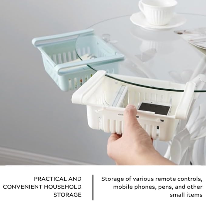 Chefilla Adjustable Fridge Organizer Tray – Expandable Storage Basket