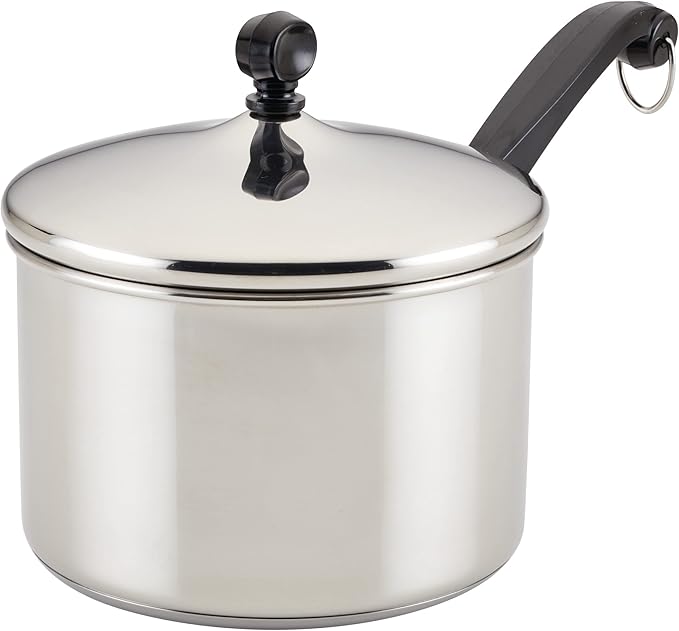 Chefilla 3 Quart Stainless Steel Sauce Pan with Lid