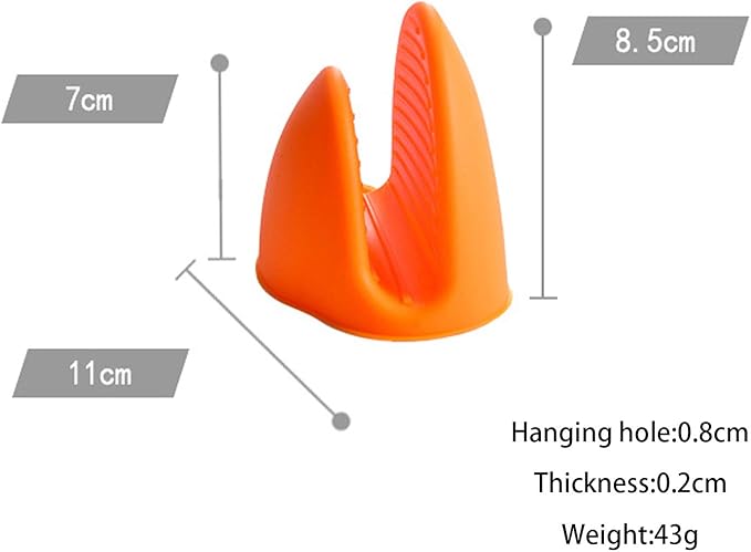 Chefilla Silicone Heat Resistant Gripper (5-Pack) – Safe, Smart & Stylish Kitchen Helper