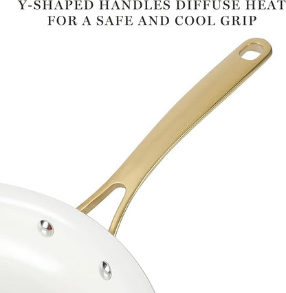 Chefilla 10-Piece Ceramic Nonstick Cookware Set