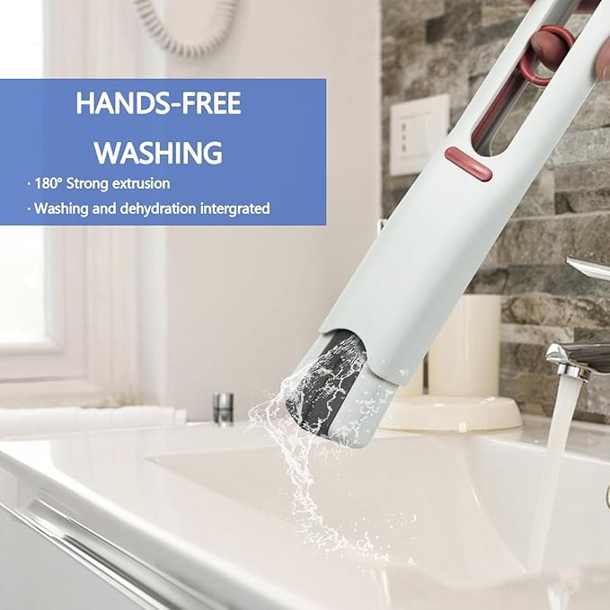 Chefilla Portable Mini Mop – Quick & Easy Kitchen Cleaning Tool with Sponge & Cotton Head