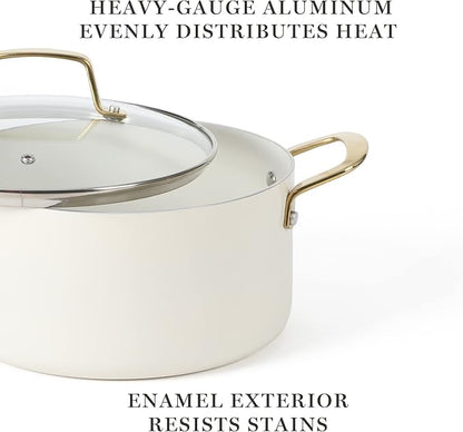 Chefilla 10-Piece Ceramic Nonstick Cookware Set
