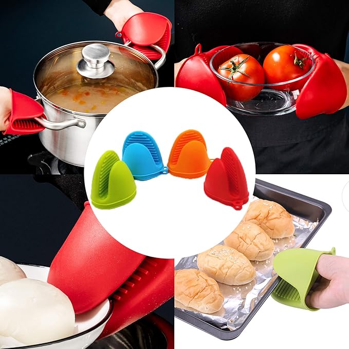 Chefilla Silicone Heat Resistant Gripper (5-Pack) – Safe, Smart & Stylish Kitchen Helper