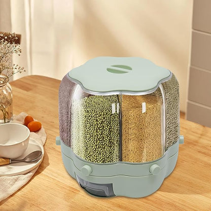 Chefilla 360° Rotating Rice Dispenser – 7L Dry Food Storage Container