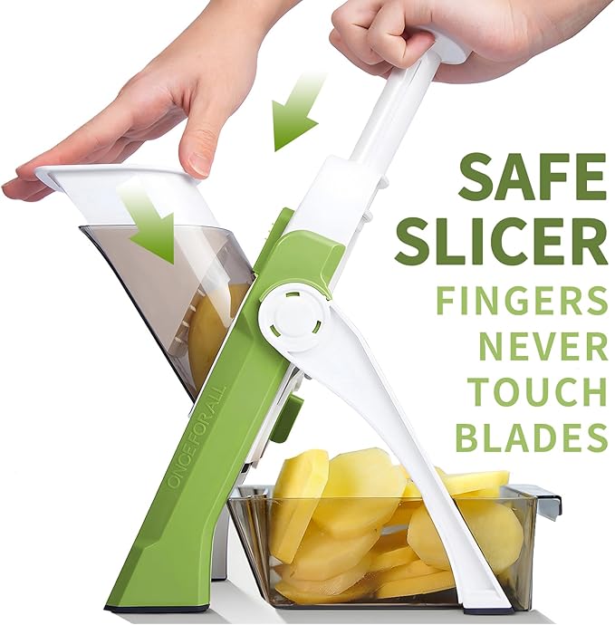 Chefilla 5-in-1 Vegetable & Fruits Cutter – Multi Blade Manual Slicer for Effortless Chopping & Slicing