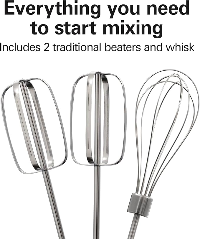 Chefilla 6-Speed Electric Hand Mixer with Whisk & Beaters