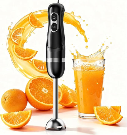 Chefilla Immersion Hand Blender – 2-Speed Stick Mixer