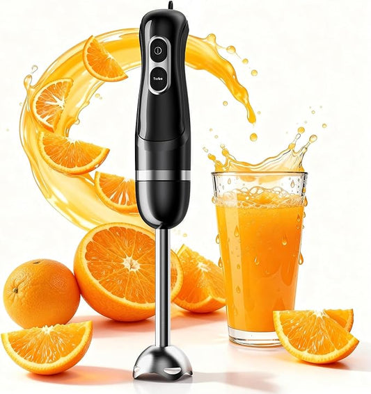 Chefilla Immersion Hand Blender – 2-Speed Stick Mixer