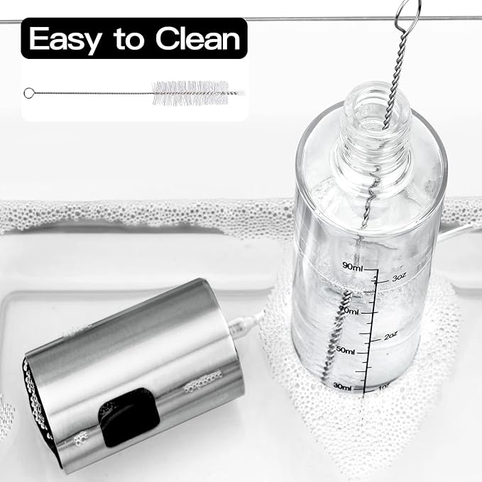 Chefilla Glass Oil Spray Bottle Pump – Healthy Cooking, Precise Control