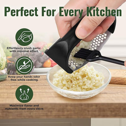 Chefilla Garlic Press Rocker – Stainless Steel Crusher