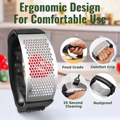 Chefilla Garlic Press Rocker – Stainless Steel Crusher