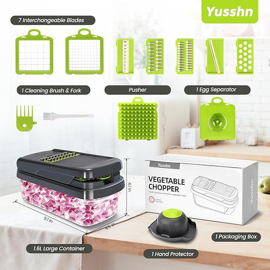 Chefilla 12-in-1 Vegetable Chopper with 7 Blades