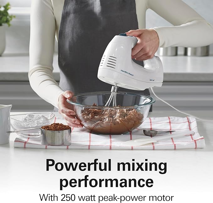 Chefilla 6-Speed Electric Hand Mixer with Whisk & Beaters