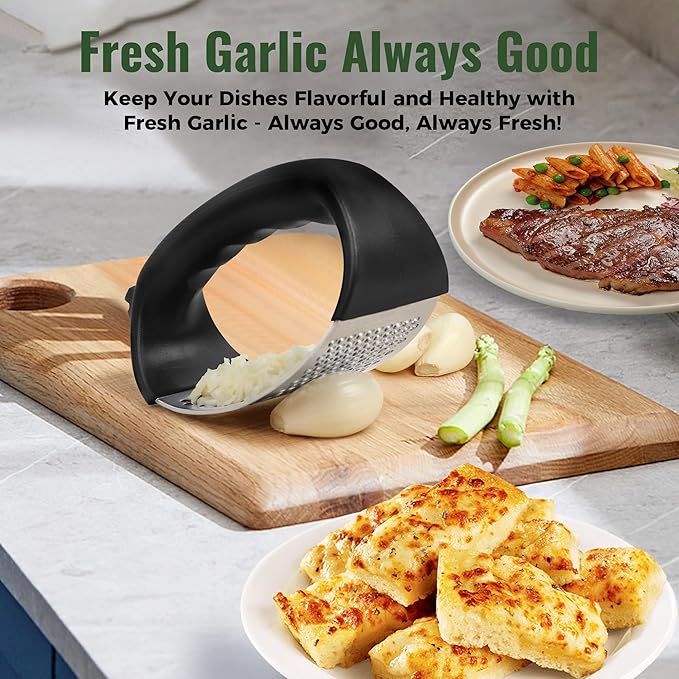 Chefilla Garlic Press Rocker – Stainless Steel Crusher